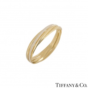 Tiffany & Co. Yellow Gold 5 Band Diamond Paloma's Melody Bangle Tiffany & Co. Yellow Gold 5 Band Diamond Paloma's Melody Bangle